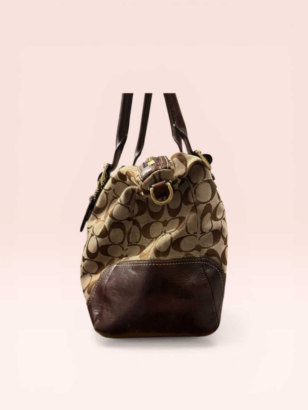 Coach Soho Signature Jacquard Leather Satchel Tote Bag - Picture 4 of 10